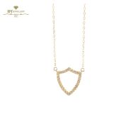 Armour Diamond Necklace Yellow Gold - 0.23ct