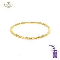 Yellow Gold Elastic Gold Bracelet 