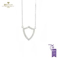 Armour Diamond Necklace White Gold - 0.23ct