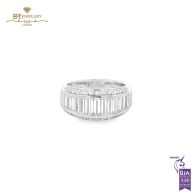 Platinum Mix Cut Diamond Ring - 2.32ct