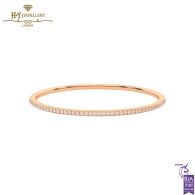 Pave Diamond Bangle - Rose Gold 0.40cts