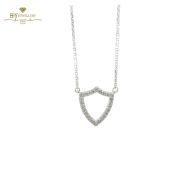 Armour Diamond Necklace White Gold - 0.23ct