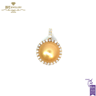 Sea Pearl & Diamond Pendant - 0.70ct