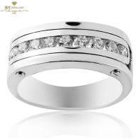 White Gold Brilliant Cut Diamond Ring - 0.75ct