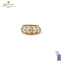 Yellow Gold Baguette Cut Diamond Ring - 1.05ct