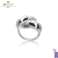 White Gold Brilliant Cut Diamond Ring - 0.99ct