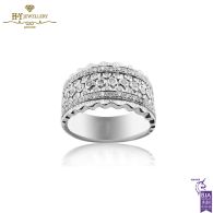 White Gold Brilliant Cut Diamond Ring - 1.17ct