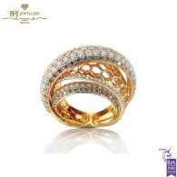 Rose Gold Brilliant Cut Diamond Ring - 3.35 ct