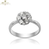 White Gold Brilliant Cut Diamond Engagement Ring - 0.81ct