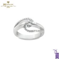 White Gold Brilliant Cut Diamond Engagement Ring - 0.51ct