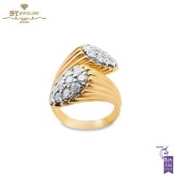 Yellow Gold Brilliant Cut Diamond Ring - 1.54ct