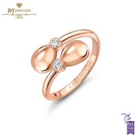 Fabergé Essence Rose Gold Crossover Ring