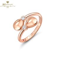 Fabergé Essence Rose Gold Crossover Ring