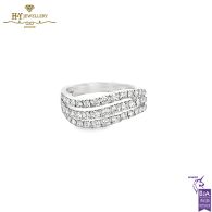 White Gold Round Brilliant Diamond Ring - 0.65ct