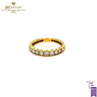 Yellow Gold Round Eternity Ring - 1.00ct