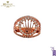 Rose Gold Rolex Design Round Cut Diamond Ring - 0.67ct