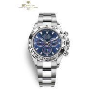 Rolex Cosmograph Daytona White Gold Blue Dial - ref 116509