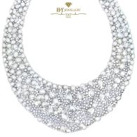 White Gold Cultured Pearl with Brilliiant Cut Diamond Set - 103.59ct