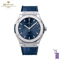 Hublot Classic Fusion Titanium Blue - ref 542.NX.7170.LR