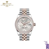 Rolex Datejust Oystersteel Everose gold & Diamonds - ref 278381RBR