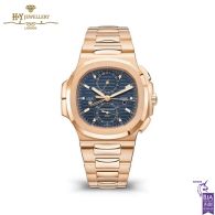 Patek Philippe Nautilus Travel Time Chronograph Rose Gold - ref 5990/1R-001