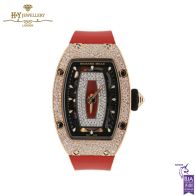 Richard Mille Ladies Automatic Winding Rose Gold w/ Factory Diamonds Ref - RM07-01 