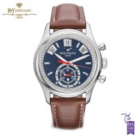 Patek Philippe Complications Annual Calendar Flyback Chronograph White Gold  {DISCONTINUED} - ref 5960/01G-001