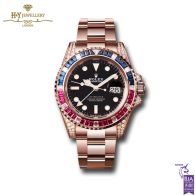 Rolex GMT-Master II Factory Set Rose Gold "SARU" {DISCONTINUED} - ref 126755SARU