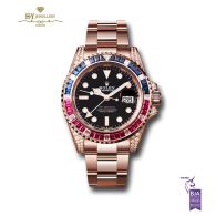 Rolex GMT-Master II Factory Set Rose Gold "SARU" {DISCONTINUED} - ref 126755SARU