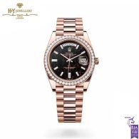 Rolex Day-Date Everose Gold & Diamond  - ref 228345RBR