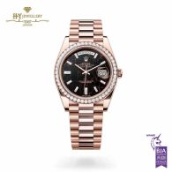 Rolex Day-Date Everose Gold & Diamond  - ref 228345RBR