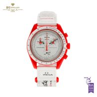 Swatch x Omega Bioceramic Moonswatch Mission to Mars - ref S033R100