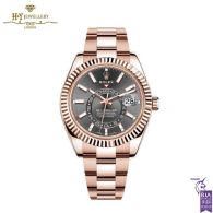 Rolex Sky-Dweller Rhodium Dial Everose Gold  - ref 326935