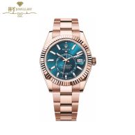 Rolex Sky-Dweller Blue Dial Rose Gold  - ref 336935