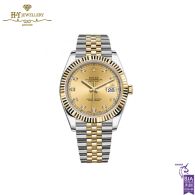 Rolex Datejust Yellow Gold & Steel Diamond Dial - ref 126333