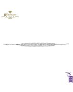 White Gold Brilliant Cut Diamond Bracelet - 1.15 ct