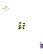 House Of Meraki Aegean Yellow Gold Natural Zambian Emeralds Handcrafted Ring - 1.77ct