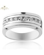 White Gold Brilliant Cut Diamond Ring - 0.75ct