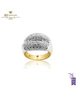 White & Yellow Gold Brilliant Cut Diamond Ring - 1.50ct