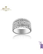 White Gold Brilliant Cut Diamond Ring - 1.17ct