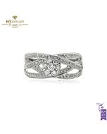 White Gold Brilliant Cut Diamond Ring - 0.64ct