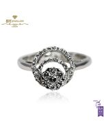 White Gold Brilliant Cut Diamond Engagement Ring - 0.45 ct