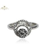 White Gold Brilliant Cut Diamond Engagement Ring - 0.45 ct