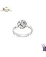 White Gold Brilliant Cut Diamond Engagement Ring - 0.81ct