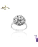 White Gold Brilliant Cut Diamond Ring - 1.16 ct