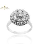 White Gold Brilliant Cut Diamond Ring - 1.16 ct