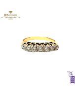 Yellow Gold Brilliant Cut Diamond Ring - 0.38 ct