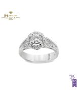 White Gold Brilliant Cut Diamond Ring - 0.40ct