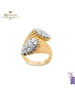 Yellow Gold Brilliant Cut Diamond Ring - 1.54ct