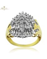 Yellow & White Gold Mix Cut Diamond Ring - 1.40ct